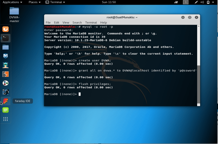 DVWA nedir ve Kali Linux'a Kurulumu
