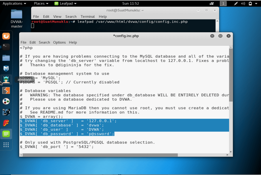 DVWA nedir ve Kali Linux'a Kurulumu