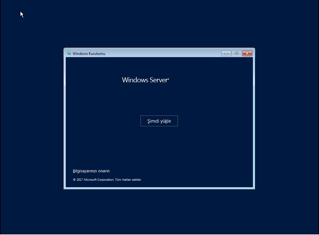 Windows Server 2019 - Kurulumu